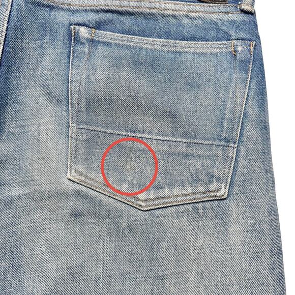 Fabric-Brand & Co. | Men | Japanese Selvedge Slim Straight Denim Jeans | Sz 31 - Picture 13 of 16